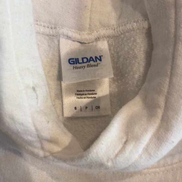 Plain White Gildan Sweatshirt - Picture 3 of 3